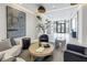 Modern building lobby with comfortable seating and large artwork at 301 1St S St # 2905, St Petersburg, FL 33701