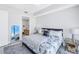 King sized bed and ensuite bathroom with city views at 301 1St S St # 2905, St Petersburg, FL 33701