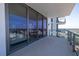 Large balcony with glass doors and city views at 301 1St S St # 2905, St Petersburg, FL 33701