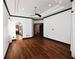 The spacious main bedroom features hardwood floors and opens up to the main bath at 1570 Preserve Way, Clearwater, FL 33764