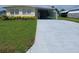 Mobile home with carport and well-maintained lawn at 29 Concord Ln # 11, Palm Harbor, FL 34684