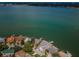 Waterfront property with easy boat access shows homes with bay views and private docks at 526 Belle Isle Ave, Belleair Beach, FL 33786