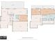 Detailed floor plan of both stories showcasing layout and dimensions of rooms at 526 Belle Isle Ave, Belleair Beach, FL 33786