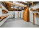 Workshop with built-in shelving and extra storage space at 3353 Columbus Dr, Holiday, FL 34691