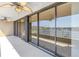 Balcony with sliding glass doors and water views at 2775 Kipps Colony S Dr # 204, St Petersburg, FL 33707