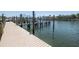 Community boat dock offering convenient waterfront access at 2775 Kipps Colony S Dr # 204, St Petersburg, FL 33707