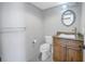 Updated bathroom with granite vanity and modern fixtures at 2775 Kipps Colony S Dr # 204, St Petersburg, FL 33707