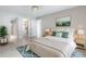 Bright bedroom with a comfortable bed and nice closet at 2775 Kipps Colony S Dr # 204, St Petersburg, FL 33707