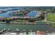 Aerial view showcasing condo location by the water at 2775 Kipps Colony S Dr # 204, St Petersburg, FL 33707