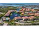 Stunning aerial view of upscale community near the water at 17B Franklin S Ct, St Petersburg, FL 33711