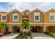 Exterior view of a two-story townhouse with attached garage at 17B Franklin S Ct, St Petersburg, FL 33711