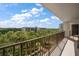 Private balcony with scenic views of the neighborhood at 150 Belleview Blvd # 704, Belleair, FL 33756