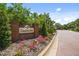 Attractive brick entrance sign to Bayshore Trails community with landscaping at 2848 Bayshore Trails Dr, Tampa, FL 33611