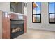 Gas fireplace with marble surround at 2746 Via Tivoli # 132B, Clearwater, FL 33764