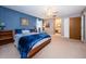Main bedroom with ample space and a view to the private bathroom at 1377 N Mcmullen Booth Rd # 1377, Clearwater, FL 33759
