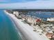 Aerial view of beachfront property location at 17710 Gulf Blvd # 202, Redington Shores, FL 33708