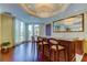Common area bar with marble countertop and comfortable seating at 331 Cleveland St # 317, Clearwater, FL 33755