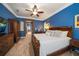 Spacious main bedroom with ample closet space and en-suite bathroom at 667 Richmond Close, Tarpon Springs, FL 34688
