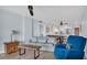 Open living space with kitchen and comfortable seating at 9 Haig Pl # 806, Dunedin, FL 34698