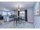 Bright dining area with table and chairs, kitchen view at 9252 81St Ave, Seminole, FL 33777