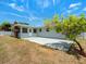 Private backyard with a large patio at 2347 Eastwood Dr, Clearwater, FL 33765