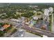 Aerial view of commercial property near intersection at 800 Pasadena S Ave, St Petersburg, FL 33707