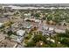 Wide aerial view of commercial property and surroundings at 800 Pasadena S Ave, St Petersburg, FL 33707