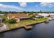 Single-Gathering home with backyard and private dock on canal at 165 97Th Ne Ave, St Petersburg, FL 33702