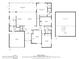 Two-story home floor plan with 4 bedrooms, 3 baths, and a 2-car garage at 165 97Th Ne Ave, St Petersburg, FL 33702