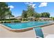 Inviting community pool with plenty of space for lounging at 7495 Heather Walk Dr, Weeki Wachee, FL 34613