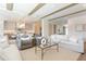 Open concept living room with kitchen views and comfortable seating at 1254 Cordova Ne Blvd, St Petersburg, FL 33704