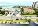 Aerial view showcasing the property's location and surroundings at 255 Dolphin Pt # 809, Clearwater, FL 33767