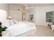 Relaxing main bedroom with vaulted ceiling, neutral palette, and serene views at 379 Fan Palm Ne Ct # 0, St Petersburg, FL 33703