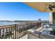 Relaxing balcony with amazing water views and seating area at 5823 Bowen Daniel Dr # 905, Tampa, FL 33616