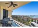Spacious balcony boasting stunning water and city views at 5823 Bowen Daniel Dr # 905, Tampa, FL 33616