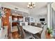 Open concept dining room with kitchen access at 5823 Bowen Daniel Dr # 905, Tampa, FL 33616
