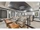 Luxurious theater room boasts comfortable seating and a modern design at 5823 Bowen Daniel Dr # 905, Tampa, FL 33616