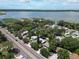 Aerial view of houses near a lake at 2811 Valencia S Way, St Petersburg, FL 33705