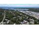 Aerial view of neighborhood near the waterfront at 2811 Valencia S Way, St Petersburg, FL 33705