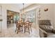 Bright kitchen features a breakfast nook and view to the backyard at 1044 Blyth Hill Ct, Trinity, FL 34655