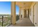 Bright hallway with balcony access and view at 5823 Bowen Daniel Dr # 905, Tampa, FL 33616