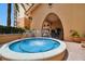 Inviting courtyard water fountain enhances the community's aesthetic appeal at 5823 Bowen Daniel Dr # 905, Tampa, FL 33616
