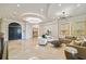 Lobby with seating area and modern decor at 5823 Bowen Daniel Dr # 905, Tampa, FL 33616