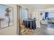 Charming built-in bench seating in small dining area at 5609 20Th S Ave, Gulfport, FL 33707