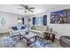 Relaxing living room featuring a neutral color scheme and comfortable furniture at 5609 20Th S Ave, Gulfport, FL 33707