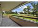 Private balcony with scenic golf course views at 36750 Us Highway 19 N # 13202, Palm Harbor, FL 34684