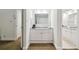 Small bathroom with granite vanity and coffee maker at 36750 Us Highway 19 N # 13202, Palm Harbor, FL 34684