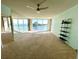 Inviting living room featuring a wall of windows with stunning water views at 100 Pierce St # 703, Clearwater, FL 33756