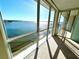 Stunning panoramic water view from large windows at 100 Pierce St # 703, Clearwater, FL 33756
