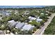 Aerial view of the property, highlighting its location in a quiet neighborhood at 577 Vista Trail Ct, Palm Harbor, FL 34683